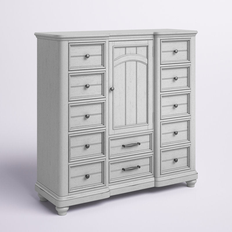 Alrahman Solid Wood 56'' W 12 - Drawer Dresser