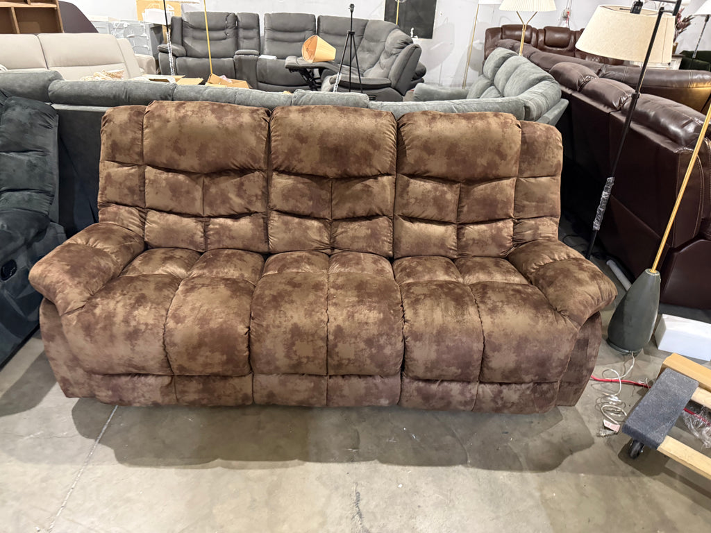 Edilmar 83.1'' Wide Contemporary and Overstuffed Manual Reclining Sofa with Wide Backrest