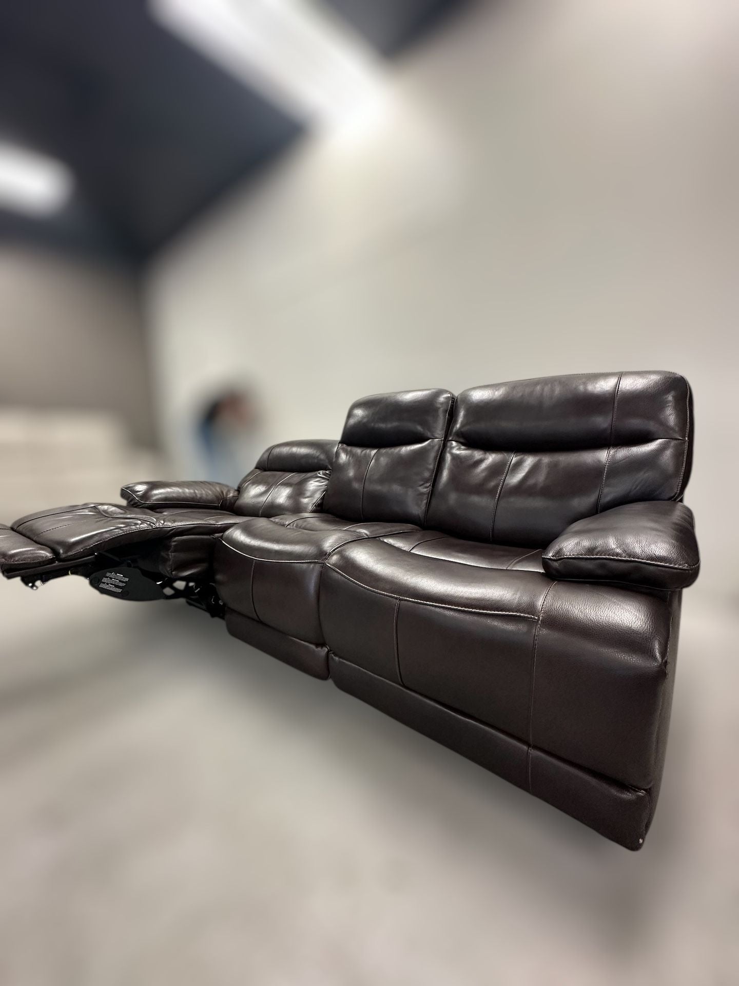 Ridgewin Leather Power Reclining Sofa 🛋️