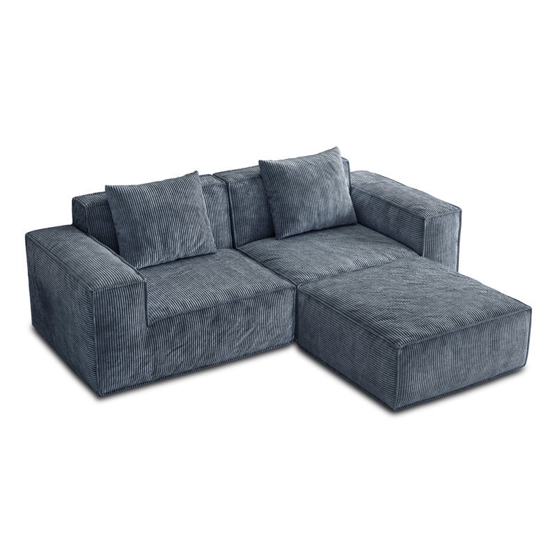 86-Inch Free Combination Modular Gray Sofa Living Room