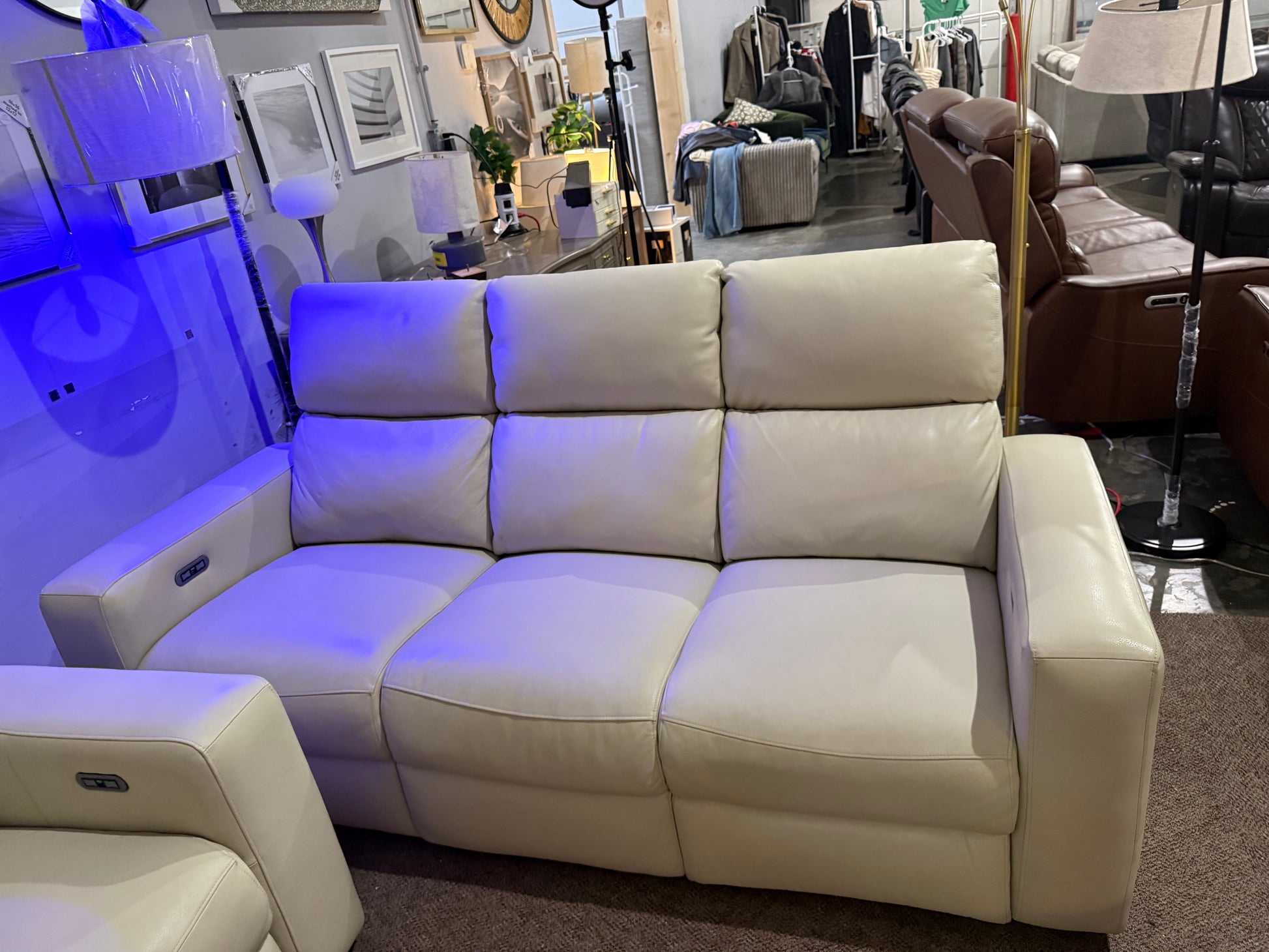 Kramer Leather Power Reclining Sofa