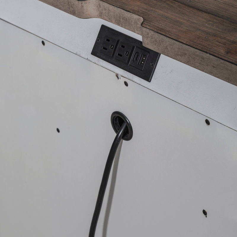 Chalita 3 Drawer Nightstand w/ Charging Station