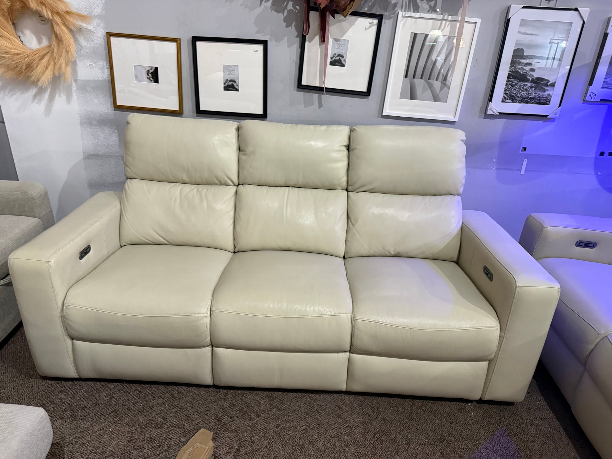 Kramer Leather Power Reclining Sofa