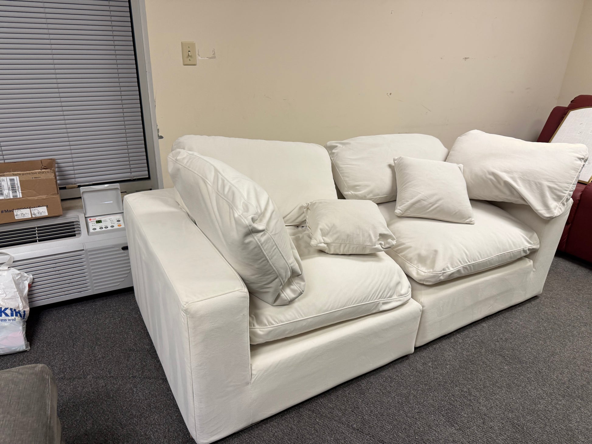 80" Down-Filled Modular Sectional Sofa for Living Room