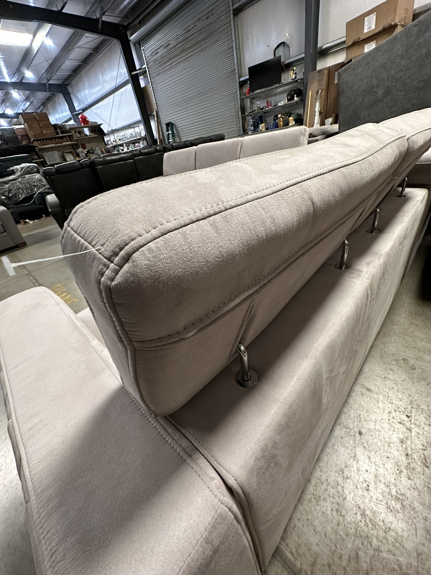 Blaise Fabric Sectional With Storage Chaise