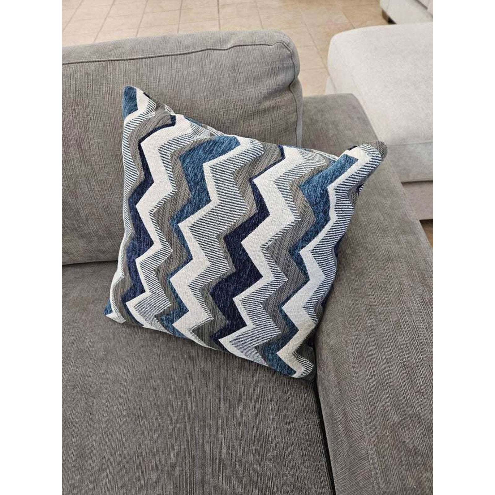 Penelope Fabric Sectional with Ottoman Free Delivery 🚚