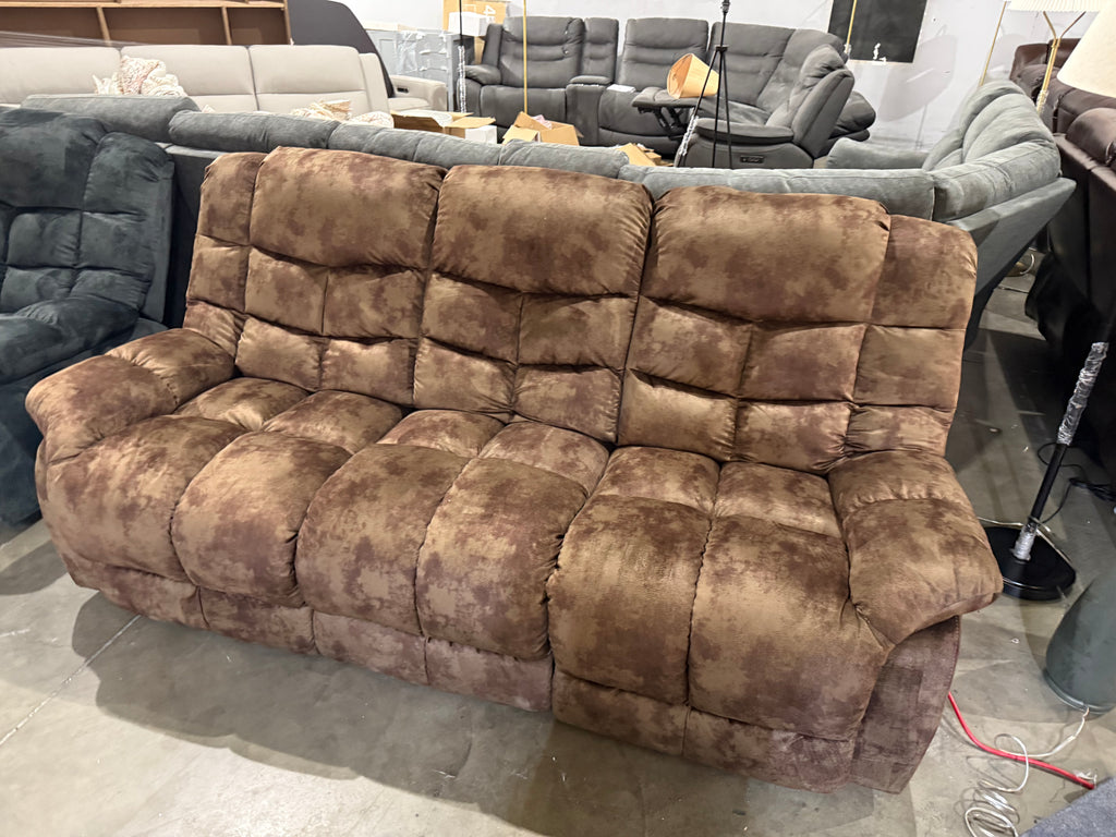 Edilmar 83.1'' Wide Contemporary and Overstuffed Manual Reclining Sofa with Wide Backrest