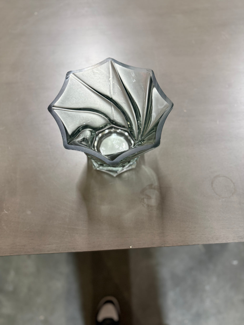 Wide-Rim Swirl Glass Vase from Threshold designed with Studio McGee