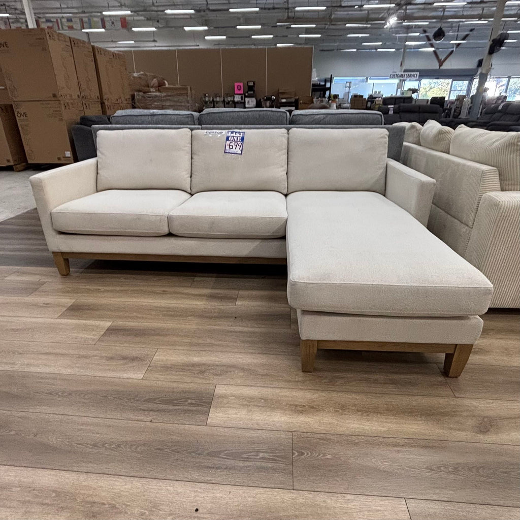 Henredon Murphy Sofa W/ Reversible Chaise