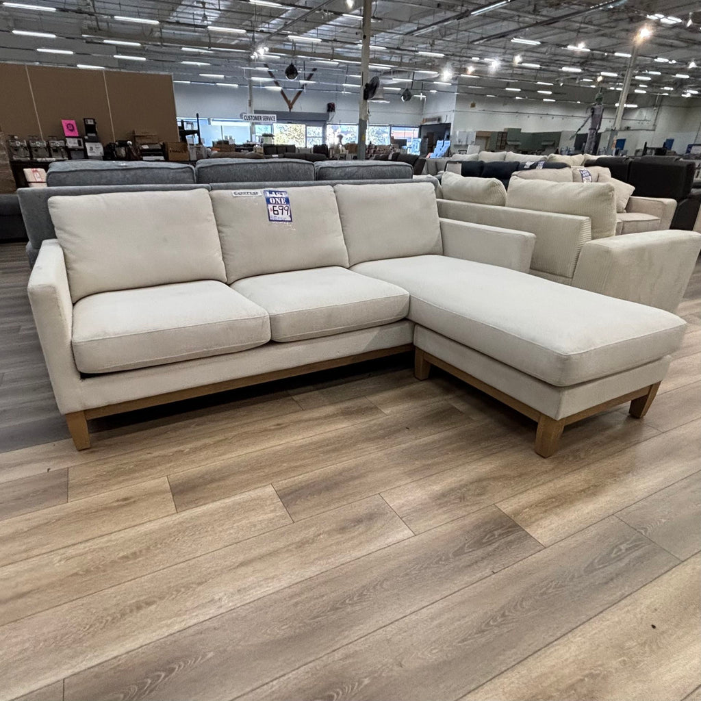 Henredon Murphy Sofa W/ Reversible Chaise