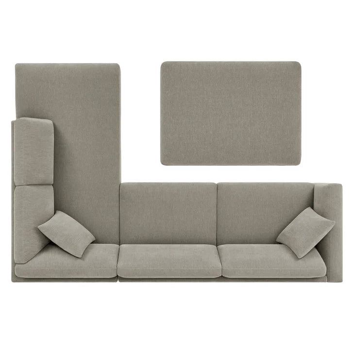 Thomasville Walsen Sectional with Storage Ottoman