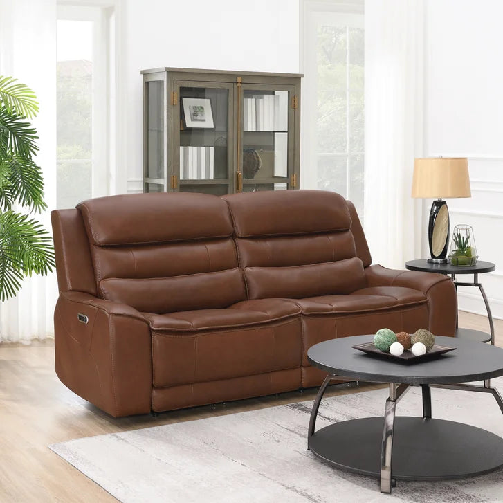 Rhodes Leather Power Reclining Sofa