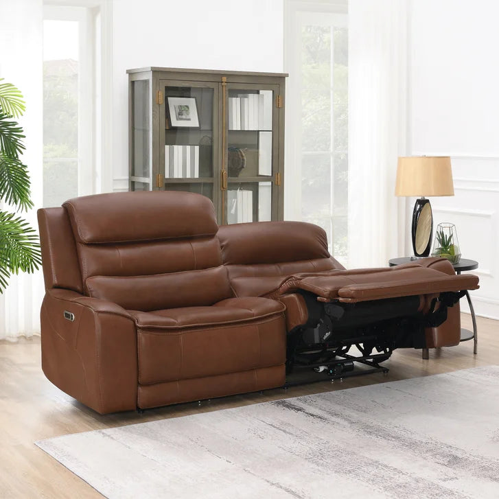 Rhodes Leather Power Reclining Sofa