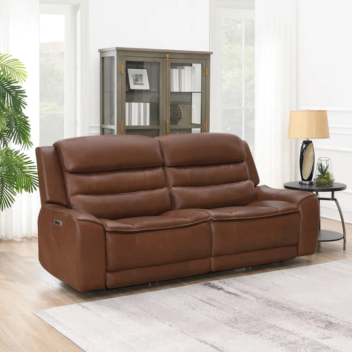 Rhodes Leather Power Reclining Sofa