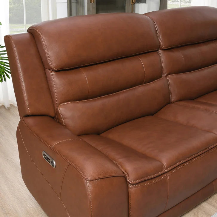 Rhodes Leather Power Reclining Sofa