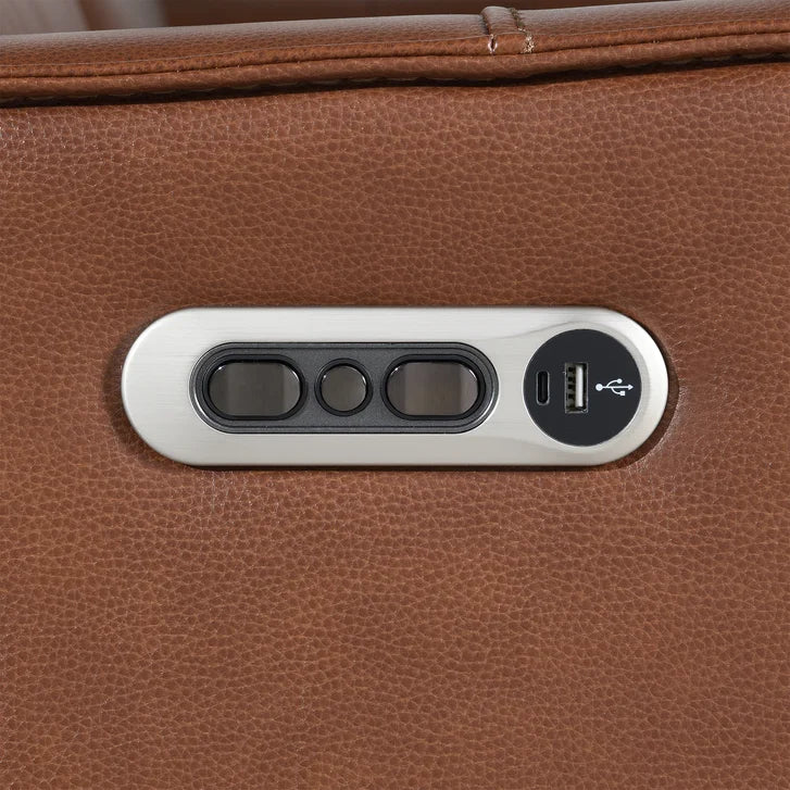 Rhodes Leather Power Reclining Sofa