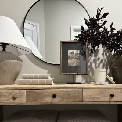 34" Round Decorative Wall Mirror - Threshold™ designed with Studio McGee
