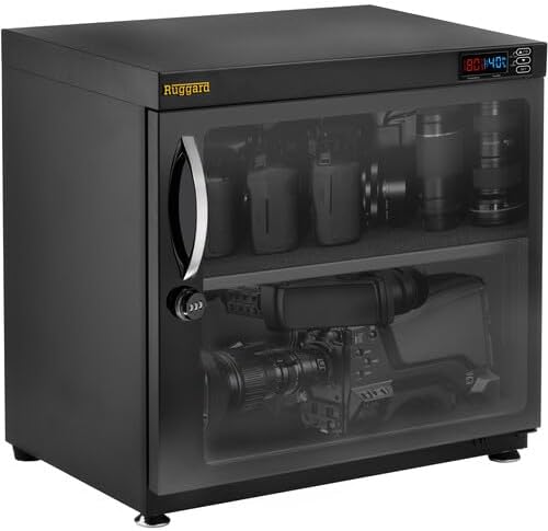 RUGGARD EDC-80LC Electronic Dry Cabinet (Black, 80L)