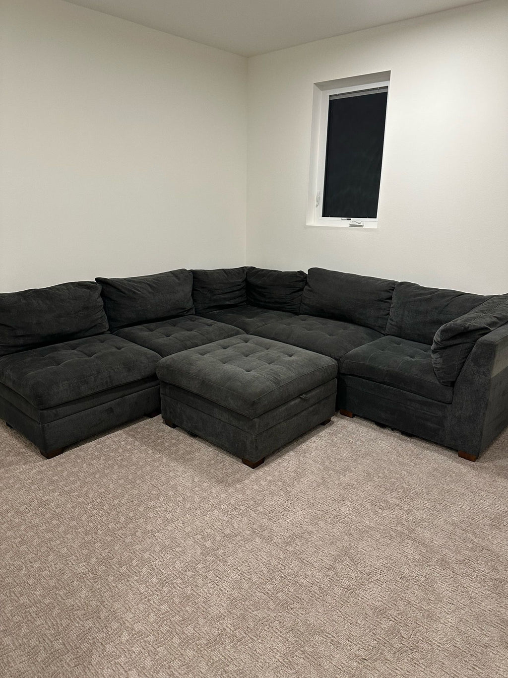 Dark Gray Thomasville Tisdale Sectional - DELIVERY AVAILABLE