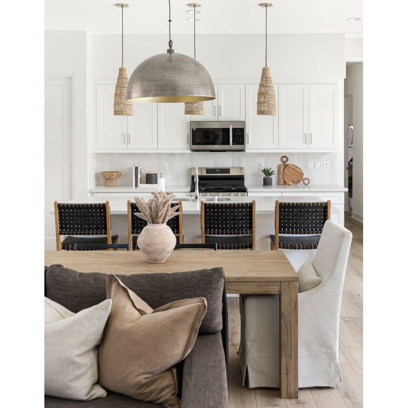 Bozrah Acacia Solid Wood Dining Table