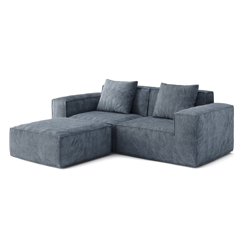 86-Inch Free Combination Modular Gray Sofa Living Room
