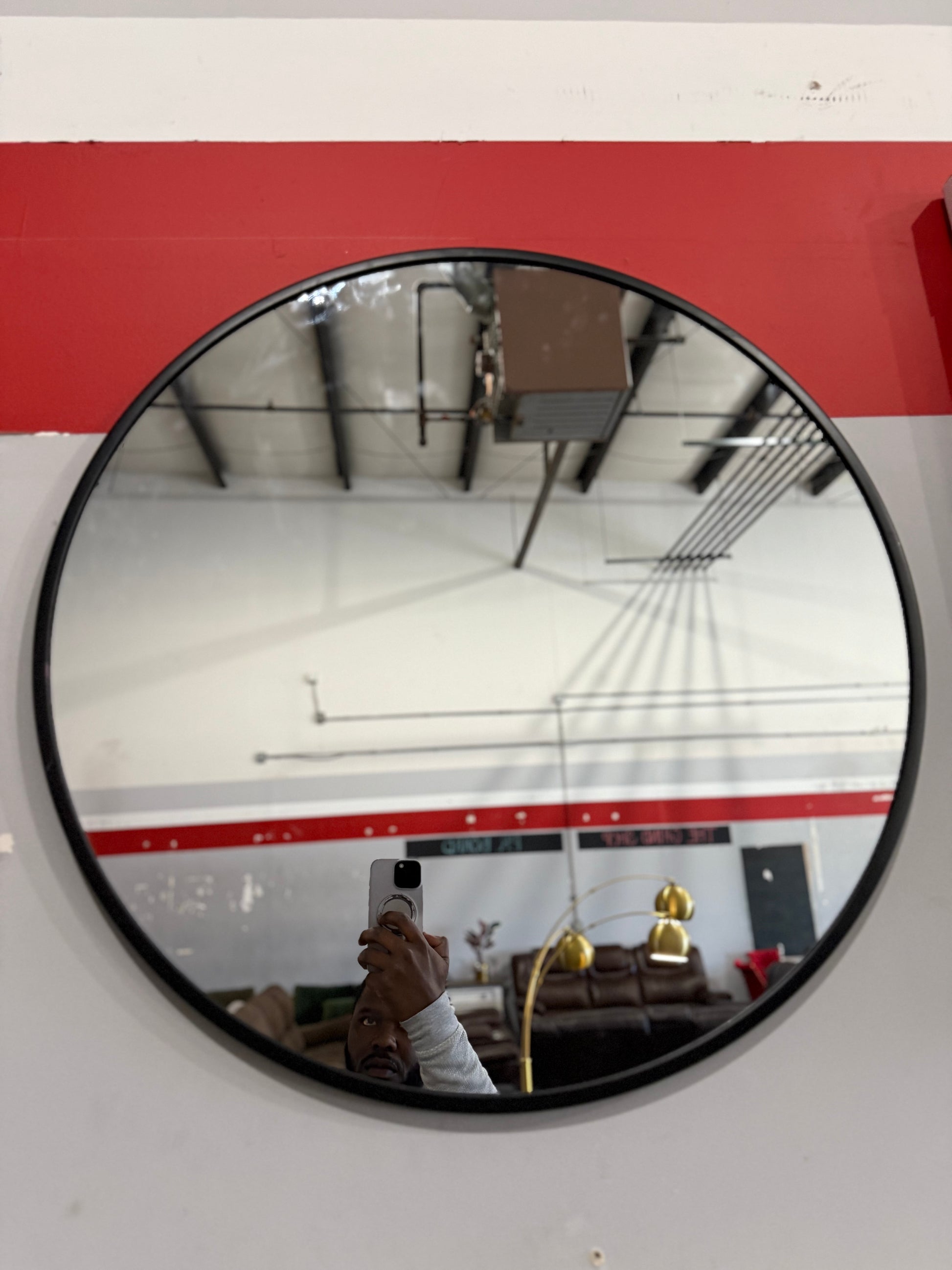 28" Round Decorative Wall Mirror - Threshold™