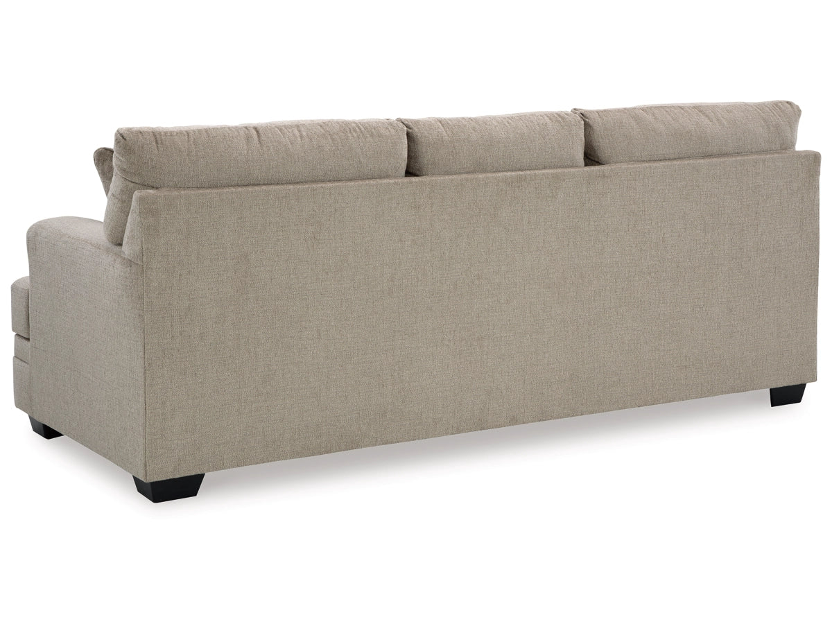 Aadhya 79" Rolled Arm Sleeper Sofa with Reversible Cushions