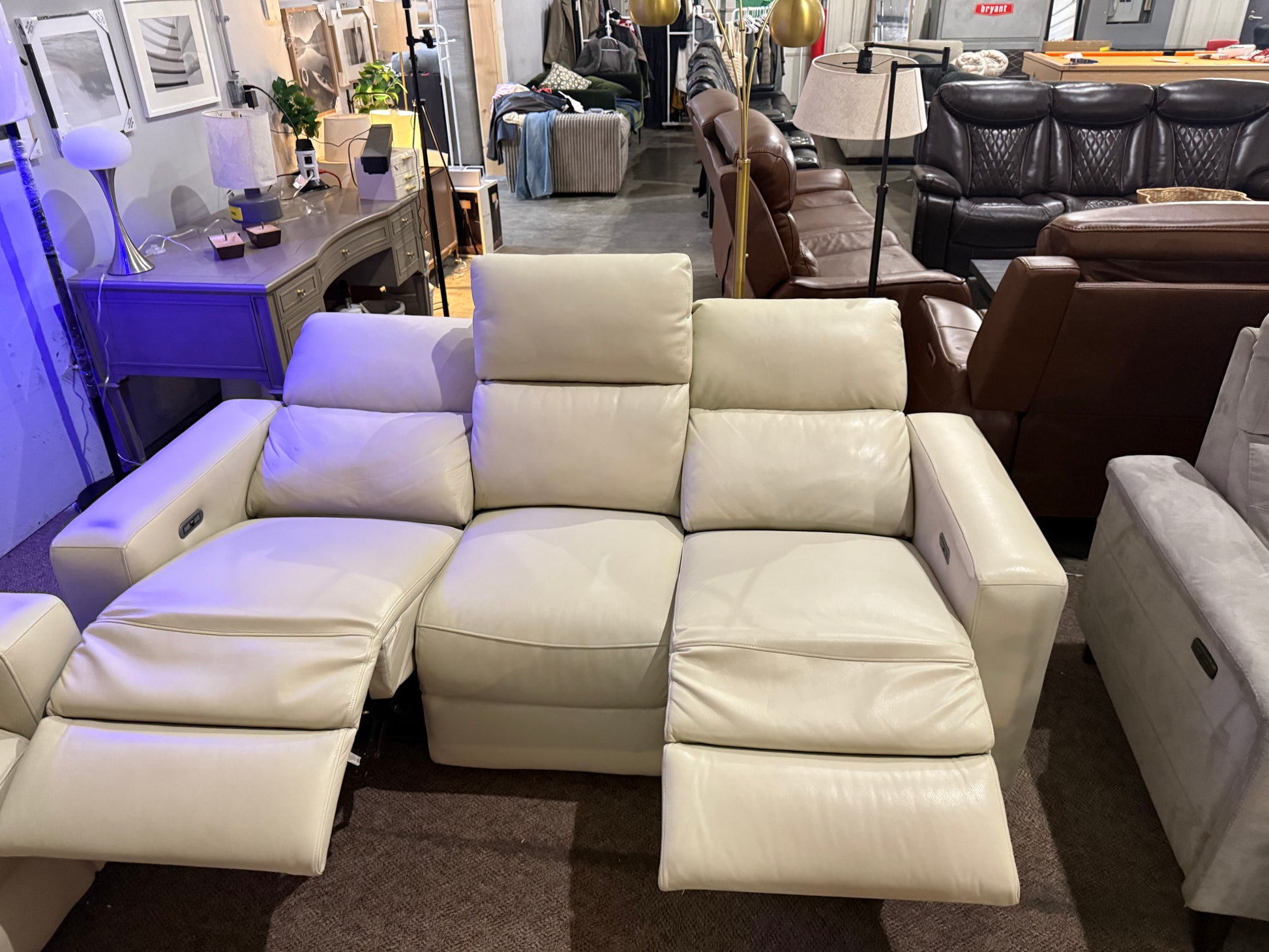 Kramer Leather Power Reclining Sofa