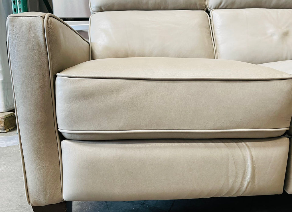 Jackston Leather Power Reclining Sofa with Power Headrest, Tan