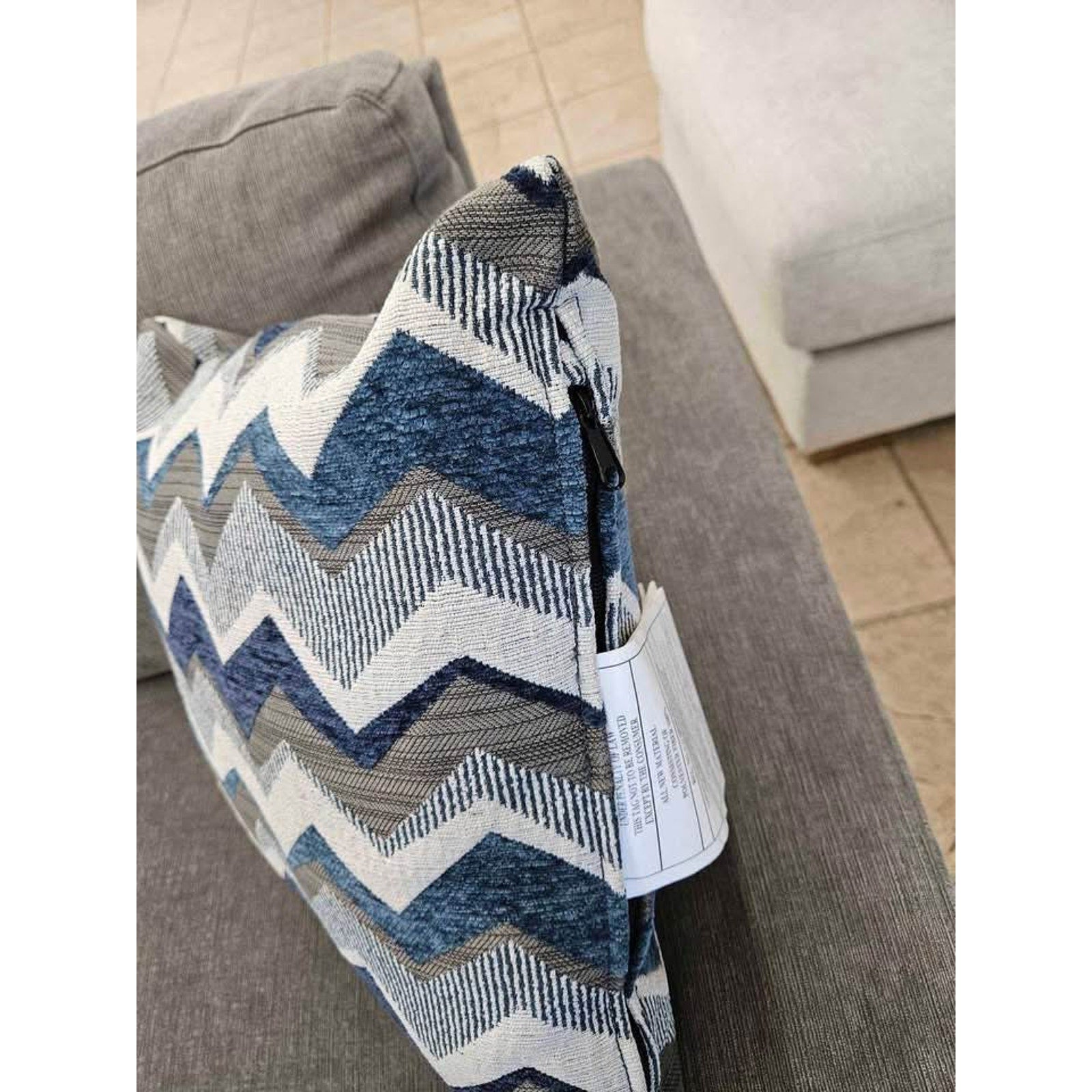 Penelope Fabric Sectional with Ottoman Free Delivery 🚚