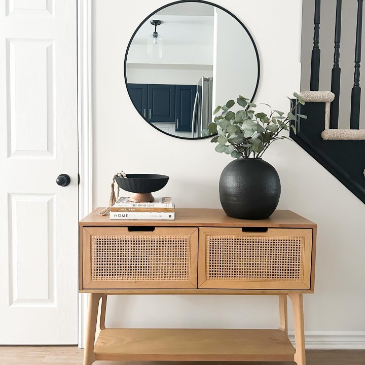 28" Round Decorative Wall Mirror - Threshold™