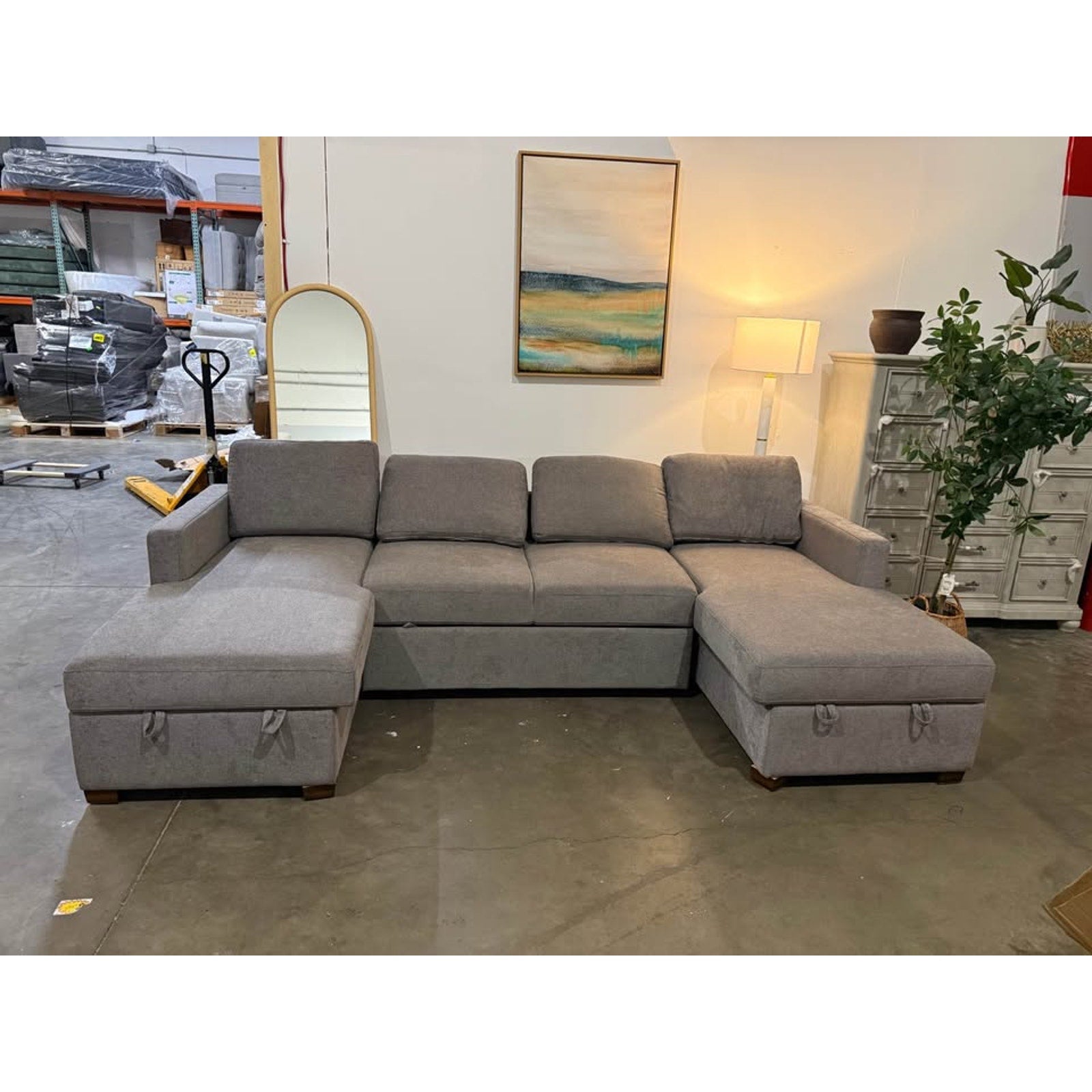 Thomasville Corvalis Convertible Sectional with Double Storage Chaise Free Delivery 🚚