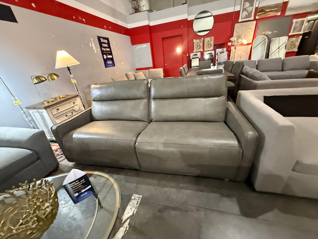 Henredon Keira Leather Zero-gravity Reclining Sofa