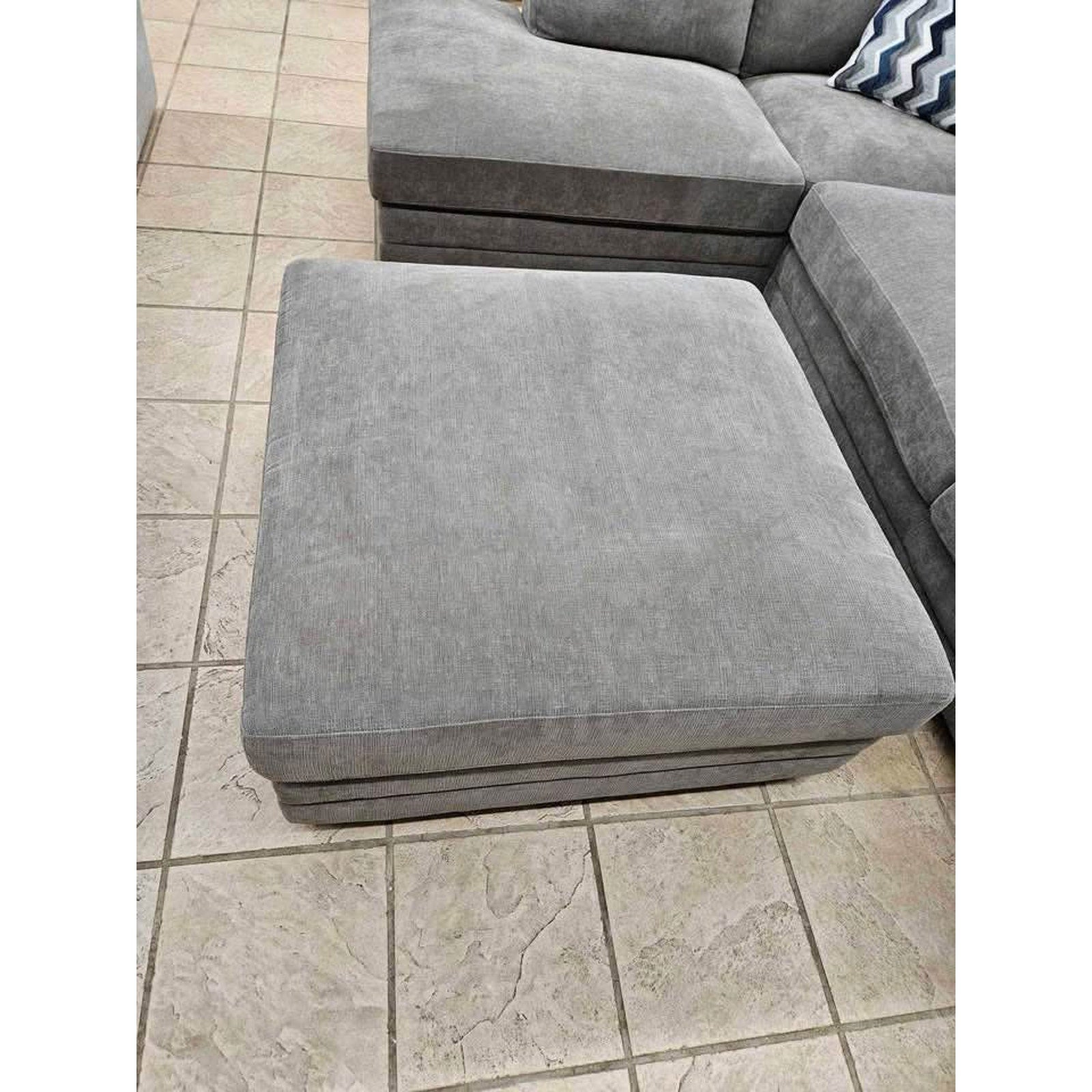 Penelope Fabric Sectional with Ottoman Free Delivery 🚚