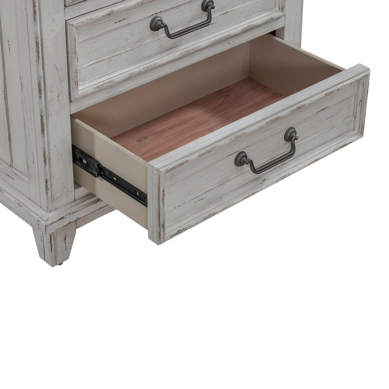 Chalita 3 Drawer Nightstand w/ Charging Station