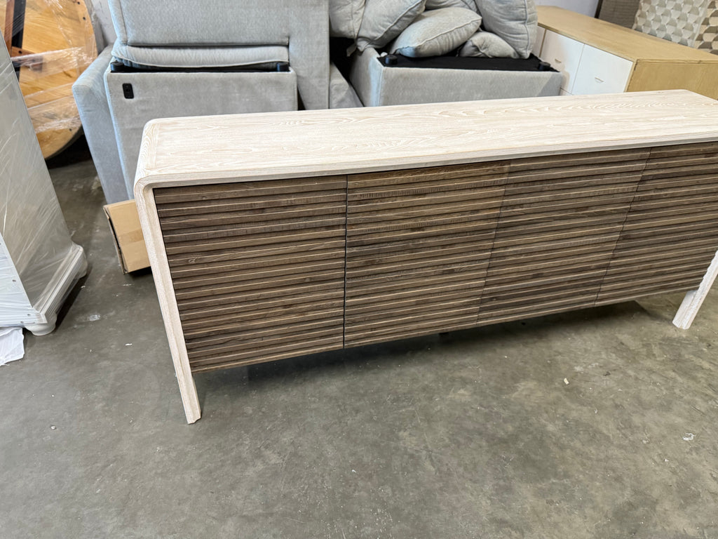 Spencer 79" Wide Elm Solid Wood Sideboard