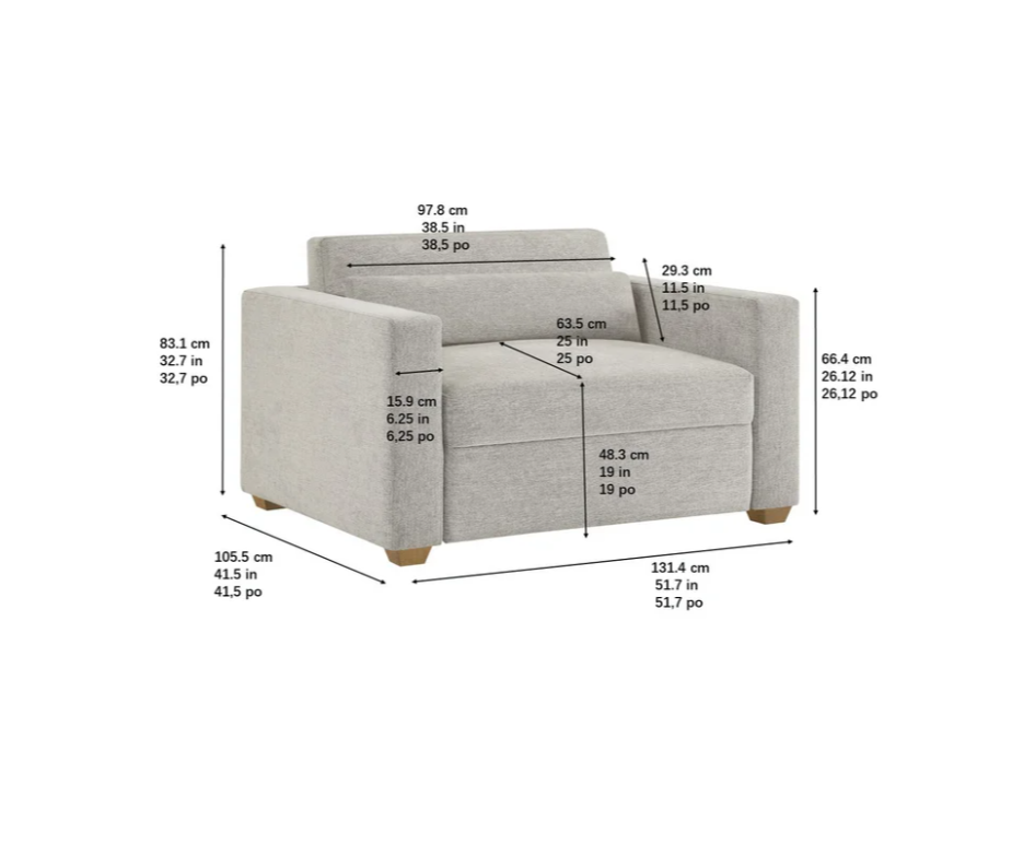 Dillard Sleeper Chair - Free Delivery