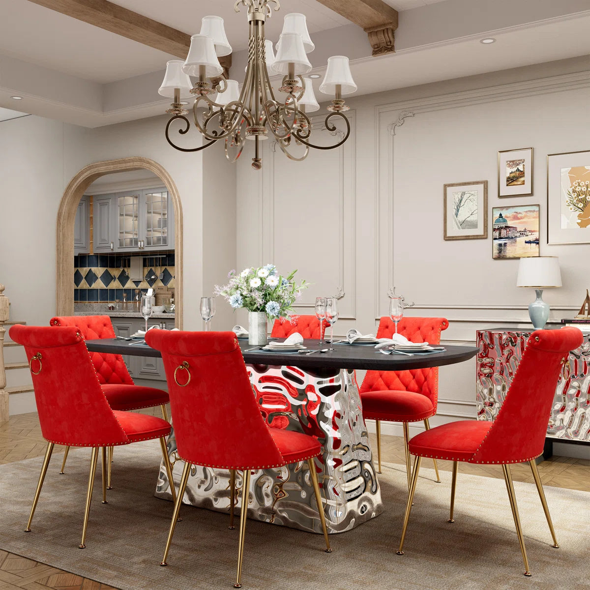 Andreano Rectangular 70.87'' L x 39.37'' W Dining Set