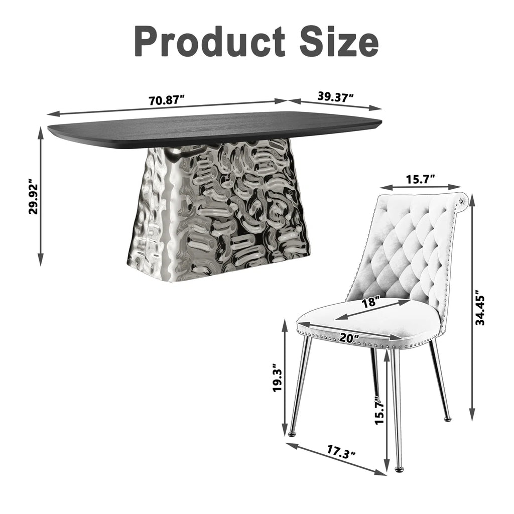 Andreano Rectangular 70.87'' L x 39.37'' W Dining Set