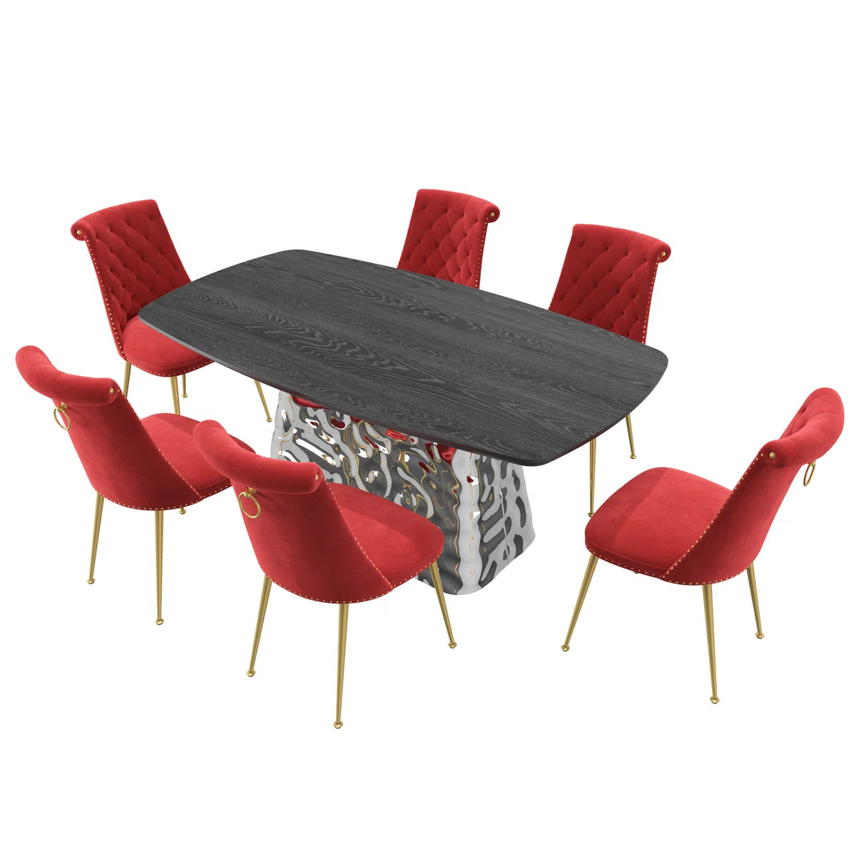 Andreano Rectangular 70.87'' L x 39.37'' W Dining Set