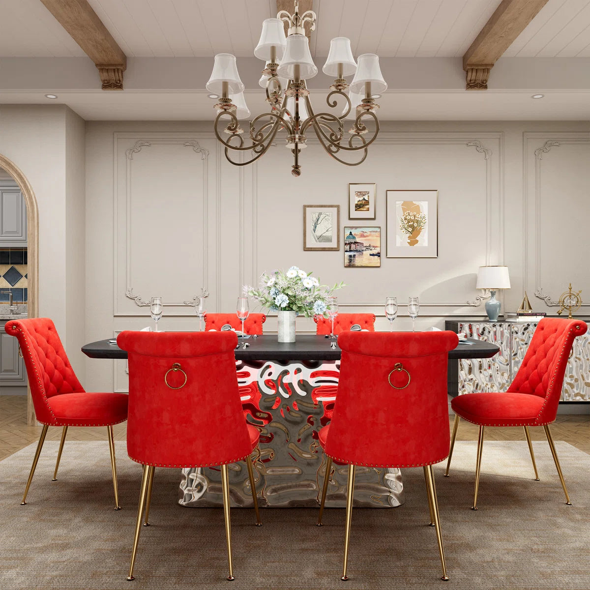 Andreano Rectangular 70.87'' L x 39.37'' W Dining Set