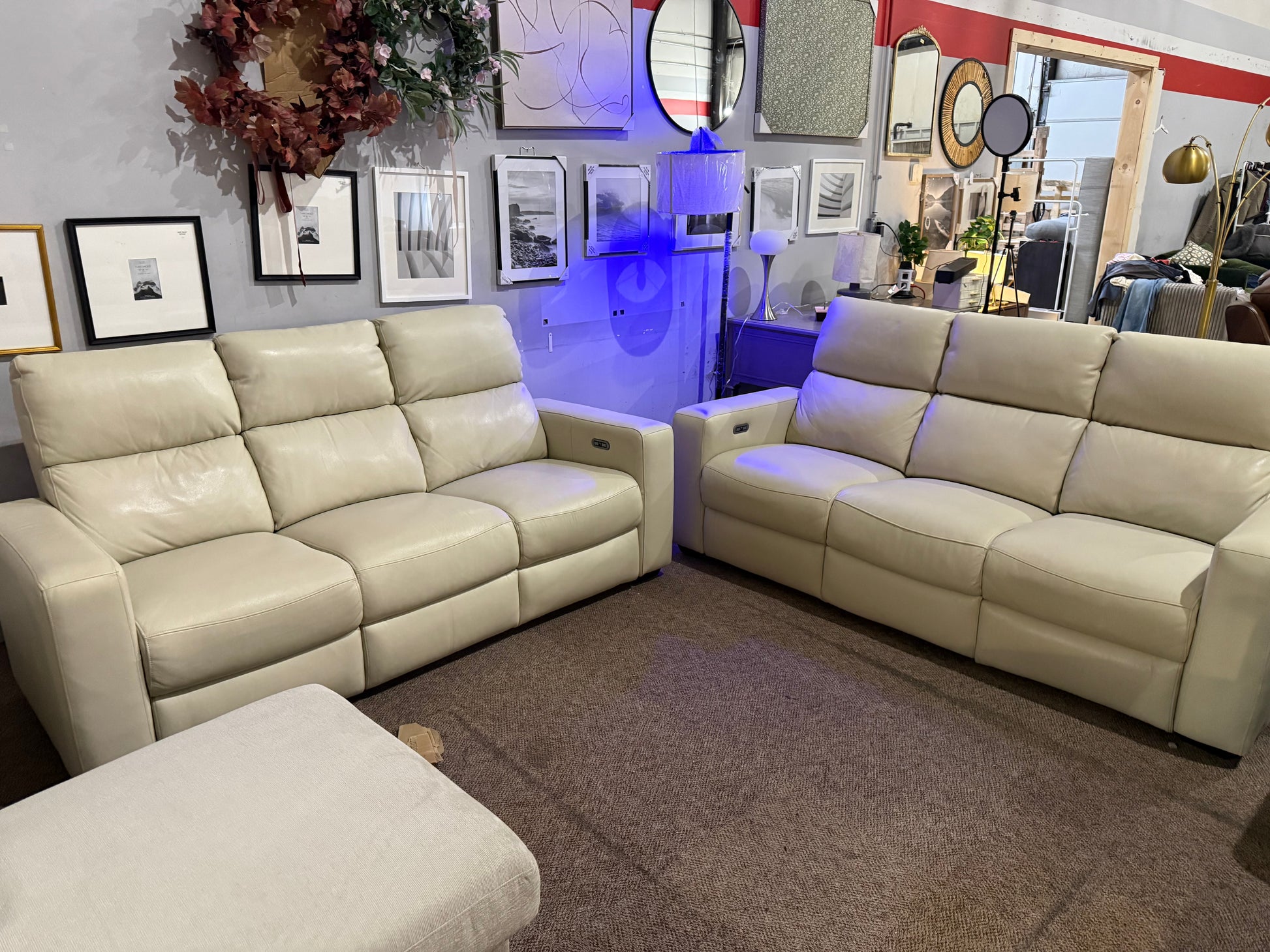 Kramer Leather Power Reclining Sofa