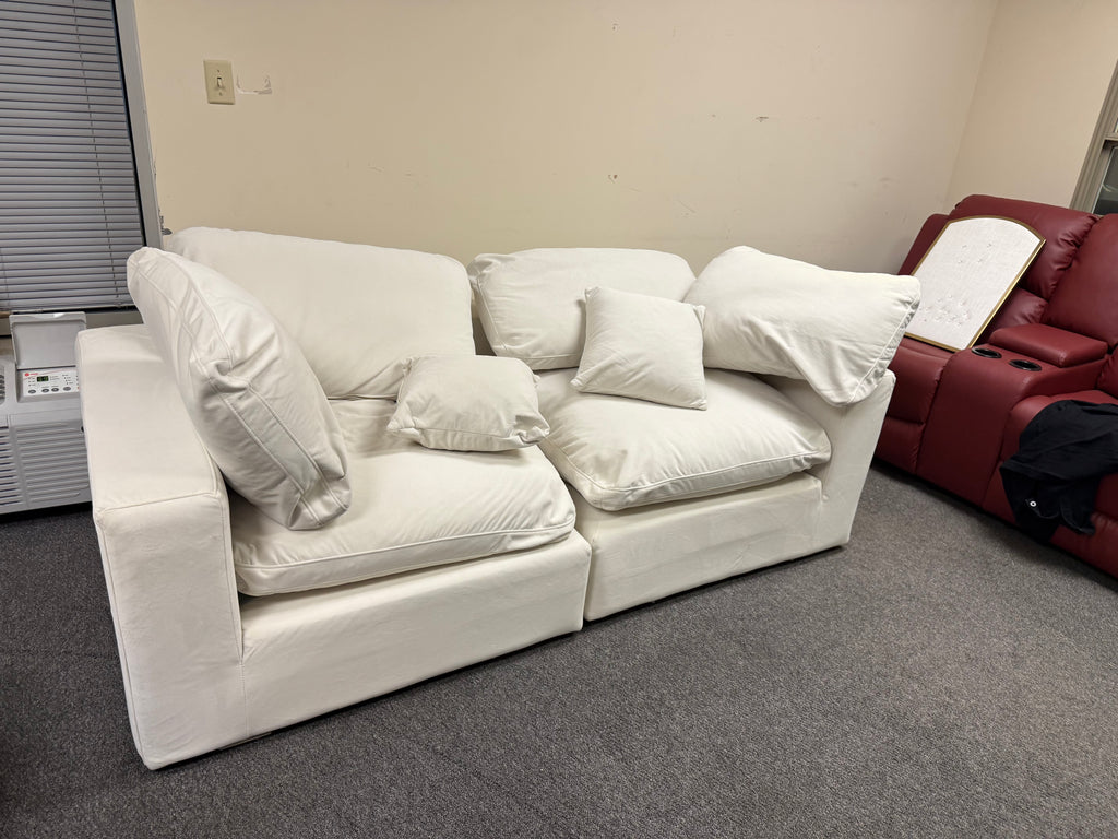 80" Down-Filled Modular Sectional Sofa for Living Room