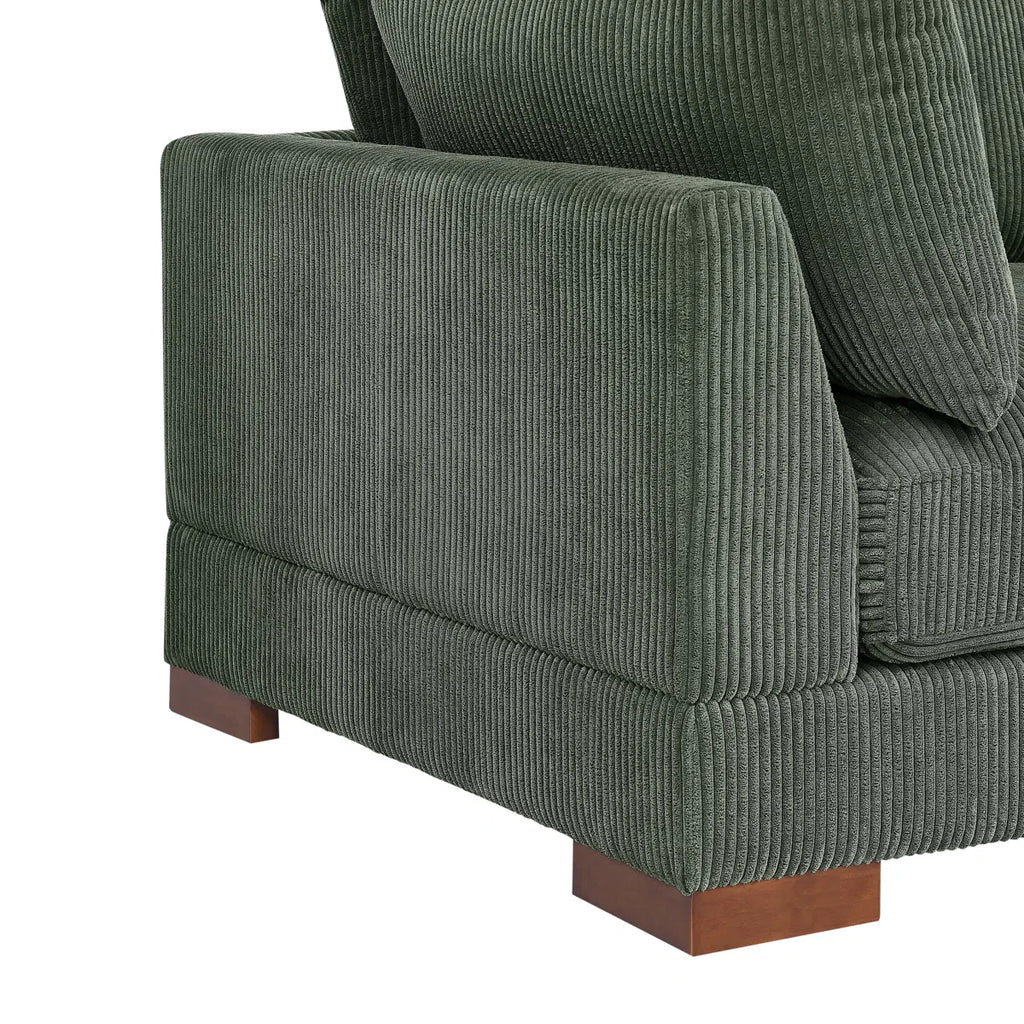 Caileigh 3 - Piece Corduroy Sectional