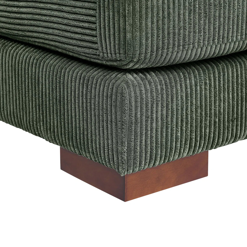 Caileigh 3 - Piece Corduroy Sectional