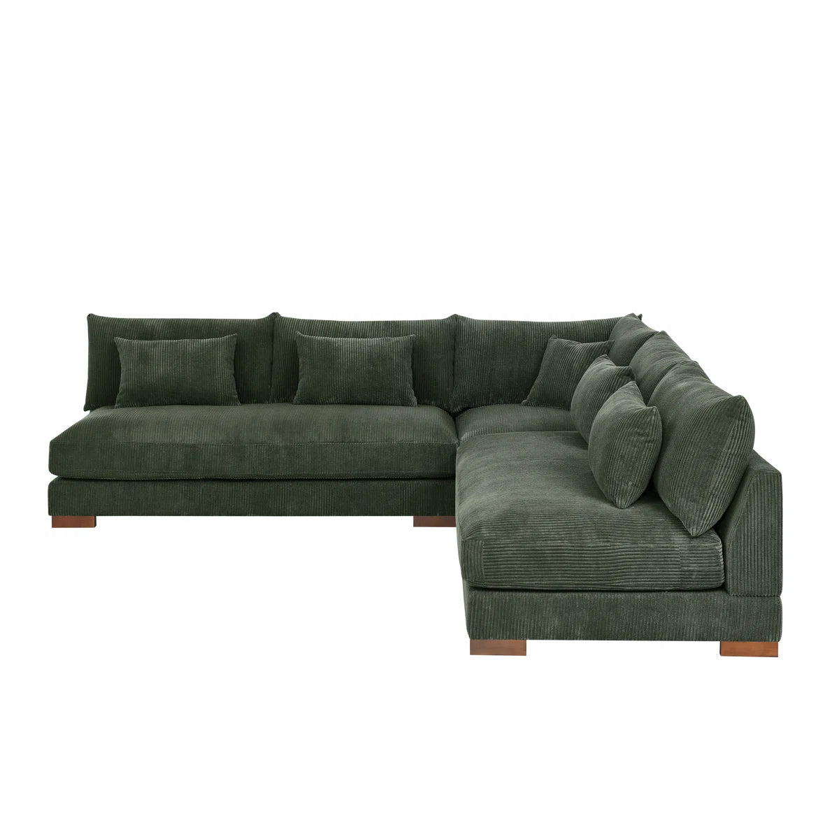 Caileigh 3 - Piece Corduroy Sectional