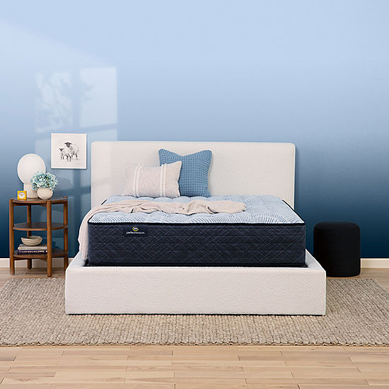 Serta Perfect Sleeper Blue Lagoon Nights 13.5" Medium Tight Top - Mattress Only