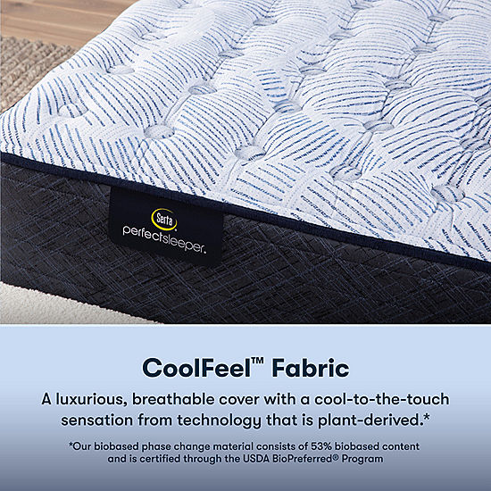 Serta Perfect Sleeper Blue Lagoon Nights 13.5" Medium Tight Top - Mattress Only