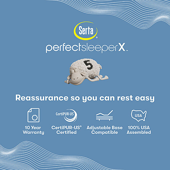 Serta® Quilted Perfect Sleeper X™ Hybrid Knox 13.5" Firm Tight Top - Mattress Only