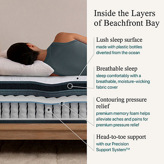 Beautyrest Harmony Beachfront Bay 13" Medium Pillow Top Mattress Only